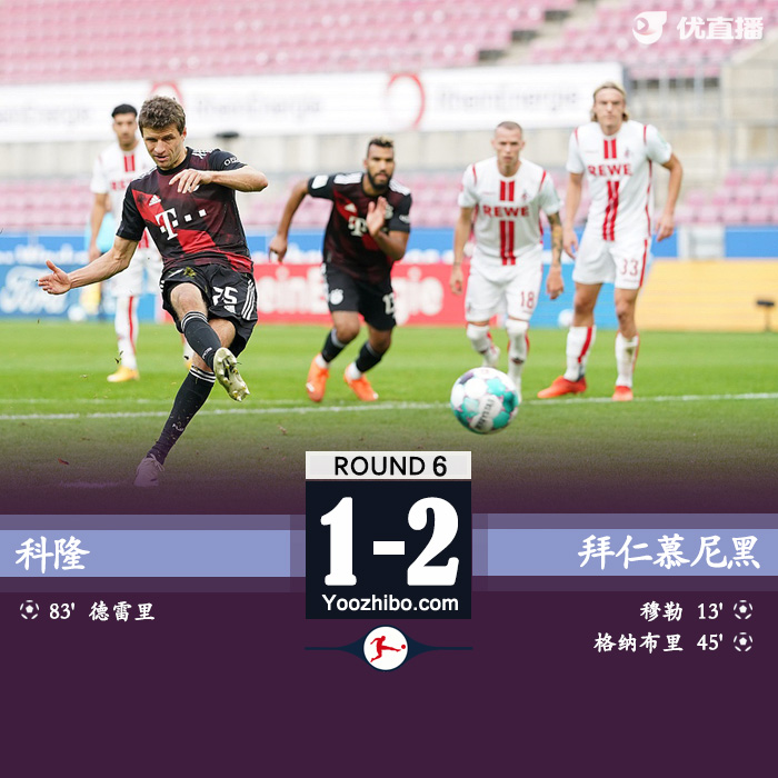 <a href=/zuqiu24/bayern/ target=_blank class=infotextkey>拜仁</a>慕尼黑2-1科隆